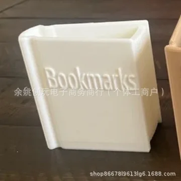 Charming 3D Printed Book-Shaped Bookmark Holder - Thoughtful Gift