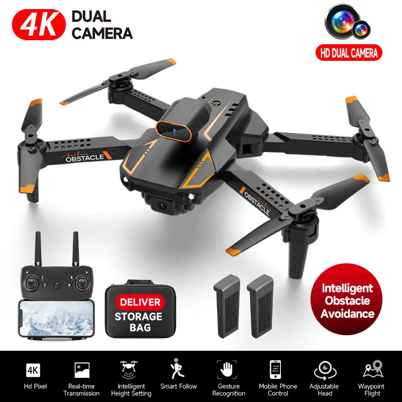 S91 4K Drone Profession Obstacle Avoidance Dual Camera RC Quadcopter Dron FPV 5G WIFI Long Range Remote Control Helicopter Toys photography with drones Camera Drones