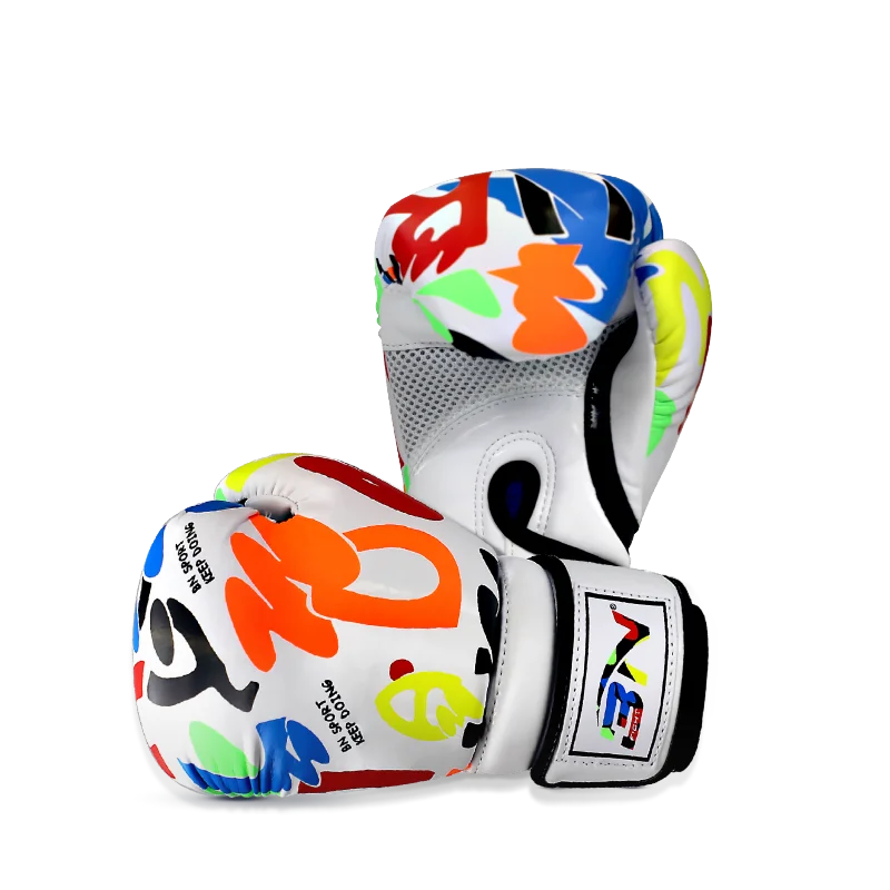 BN 6OZ Kids MMA Muay Thai Boxing Gloves Boy Girl Kickboxing Sparring Martial Arts Punch Training Mittens DEO