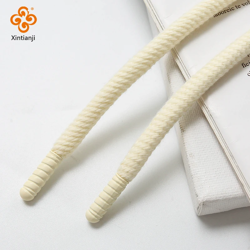 135cm Braided Round Rope Twisted Cord Solid Color Sweatpants