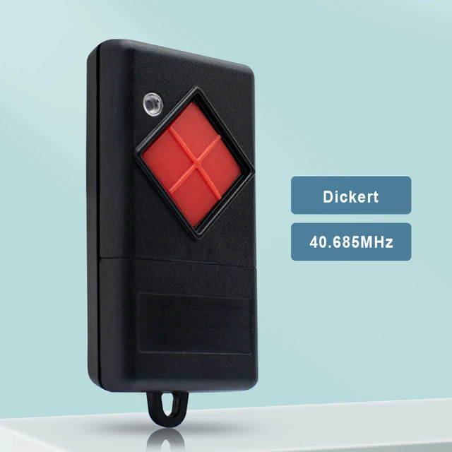 Dickert MAHS40-04 40.685MHz MAHS40-01 Garage Door Remote Control 40,685 Gate Keyfob Transmitter 4