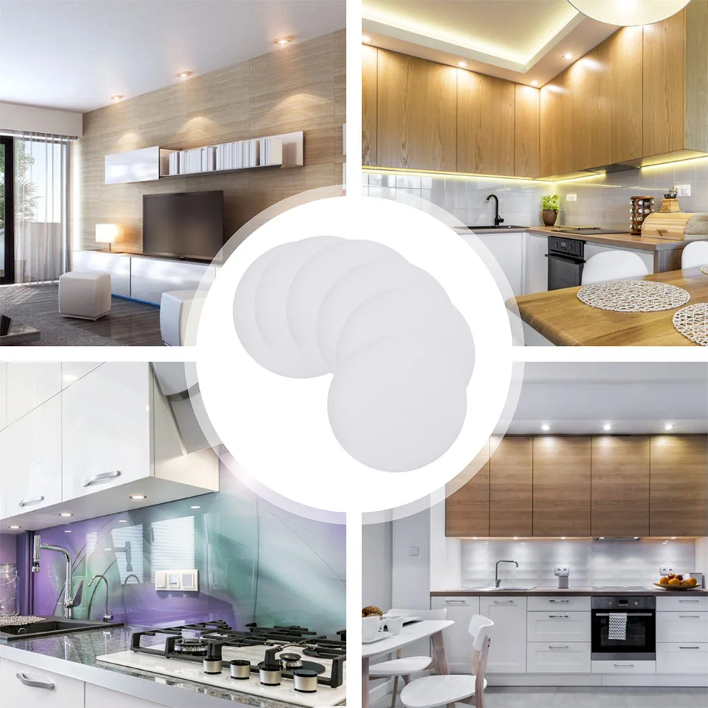 

6 Pcs Acrylic Diffuser Lamp Shade Downlight Lampshade Anti-glare Covers Shades Diffusers