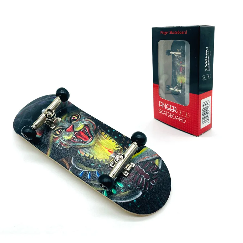 Skate Dedo Profissional Fingerboard De Madeira Brinquedo