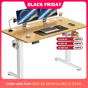 Electric Height-Adjustable Standing Desk Ergonomic Sit-Stand Workstation 1