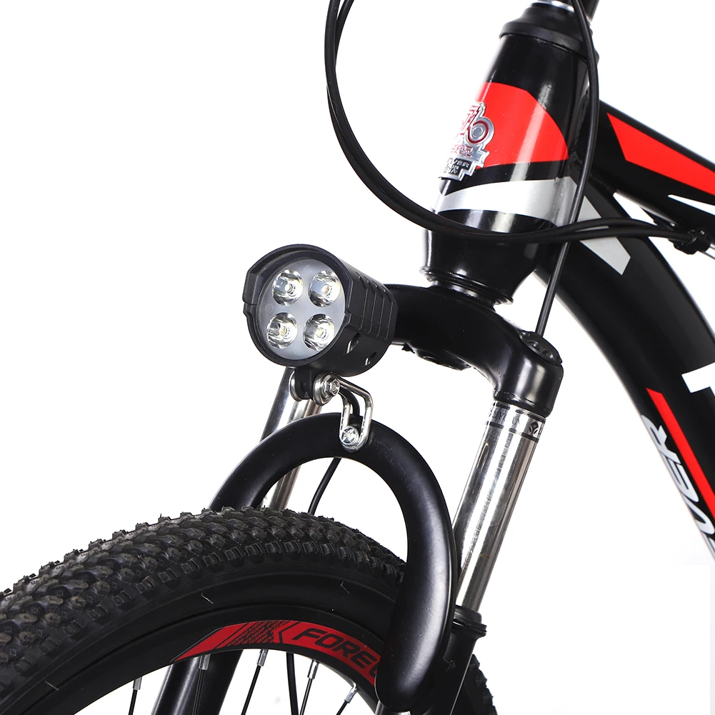 Electric Bike LED Headlight High Brightness Electric Scooter Lamp ABS Waterproof Headlight Bicycle Front Light Cycling Highlight
