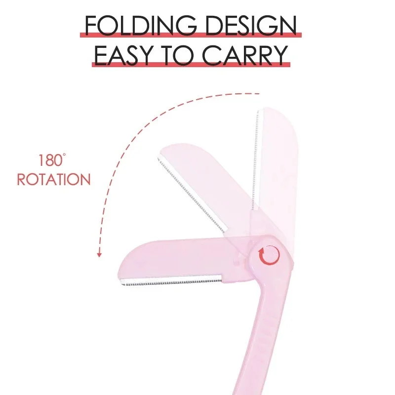 Description Picture 5 of itemEyebrow Scissors With Comb Eyebrow Trimmer Professional Eyebrow Face Razor Stainless Steel Facial Hair Trimming Beauty Scissors