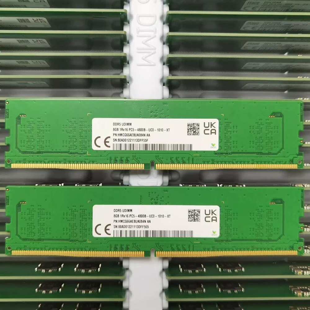 1Pcs For SK Hynix RAM 8G 8GB DDR5 4800 1RX16 PC5-4800 Desktop Memory HMCG66AEBUA084N 4 1Pcs For SK Hynix RAM 8G 8GB DDR5 4800 1RX16 PC5-4800 Desktop Memory HMCG66AEBUA084N - Image 2