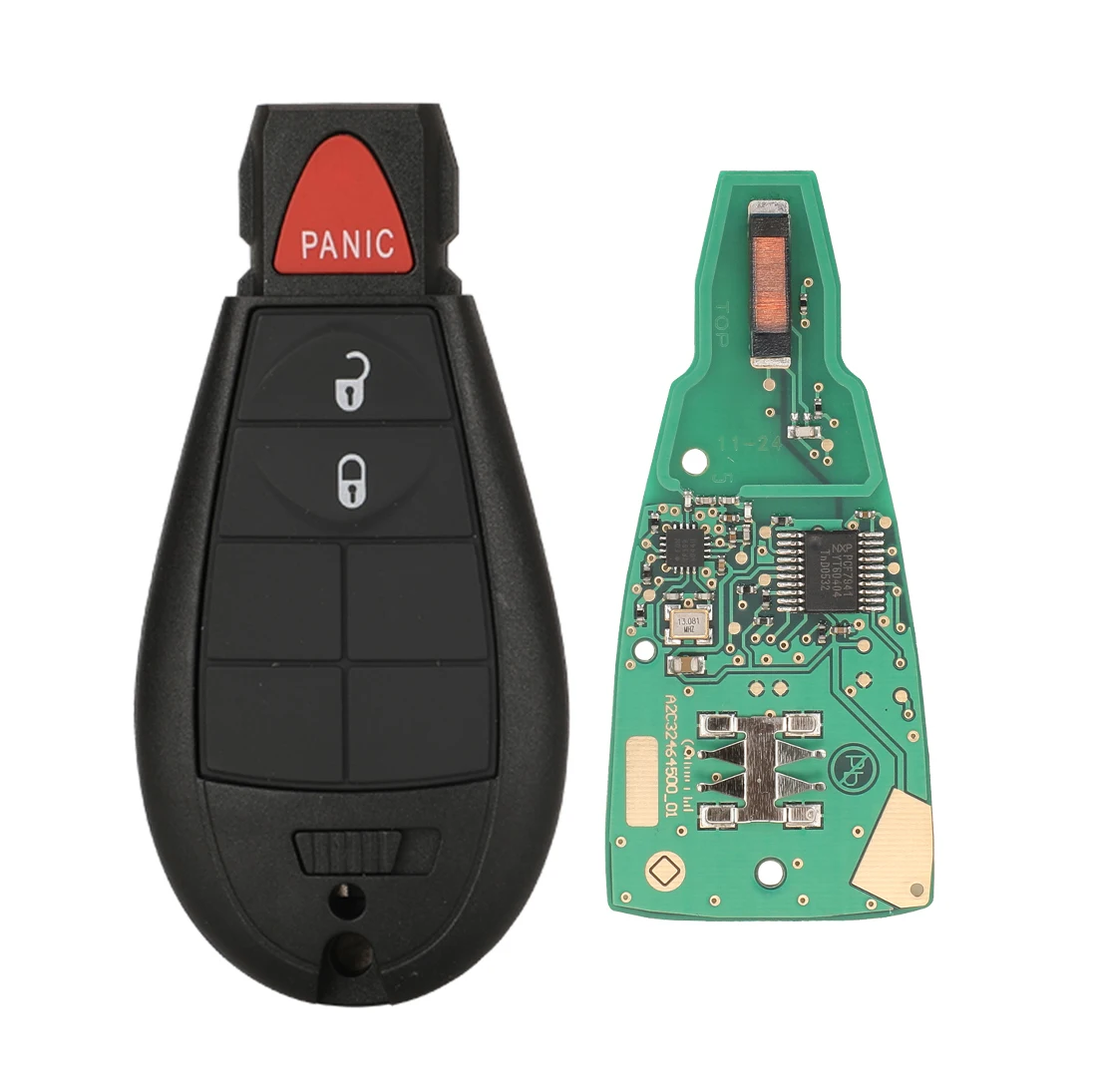 Jingyuqin M3N32297100 433MHz ID46 PCF7941 Car Key Fob Replacement