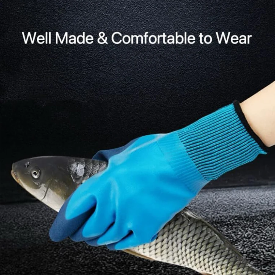 Thorn-Proof Anti-Slip Coated Leather Gardening Gloves