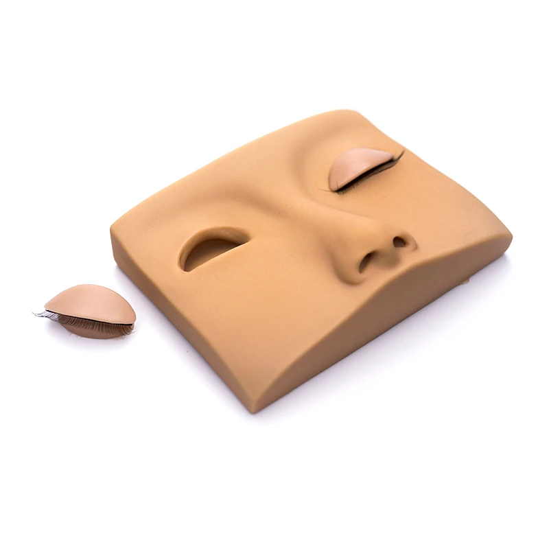 Testa di manichino Estensione ciglia Pratica Accessori per il trucco con occhi rimovibili Ciglia finte Testa modello di allenamento per innesto - immagine 2