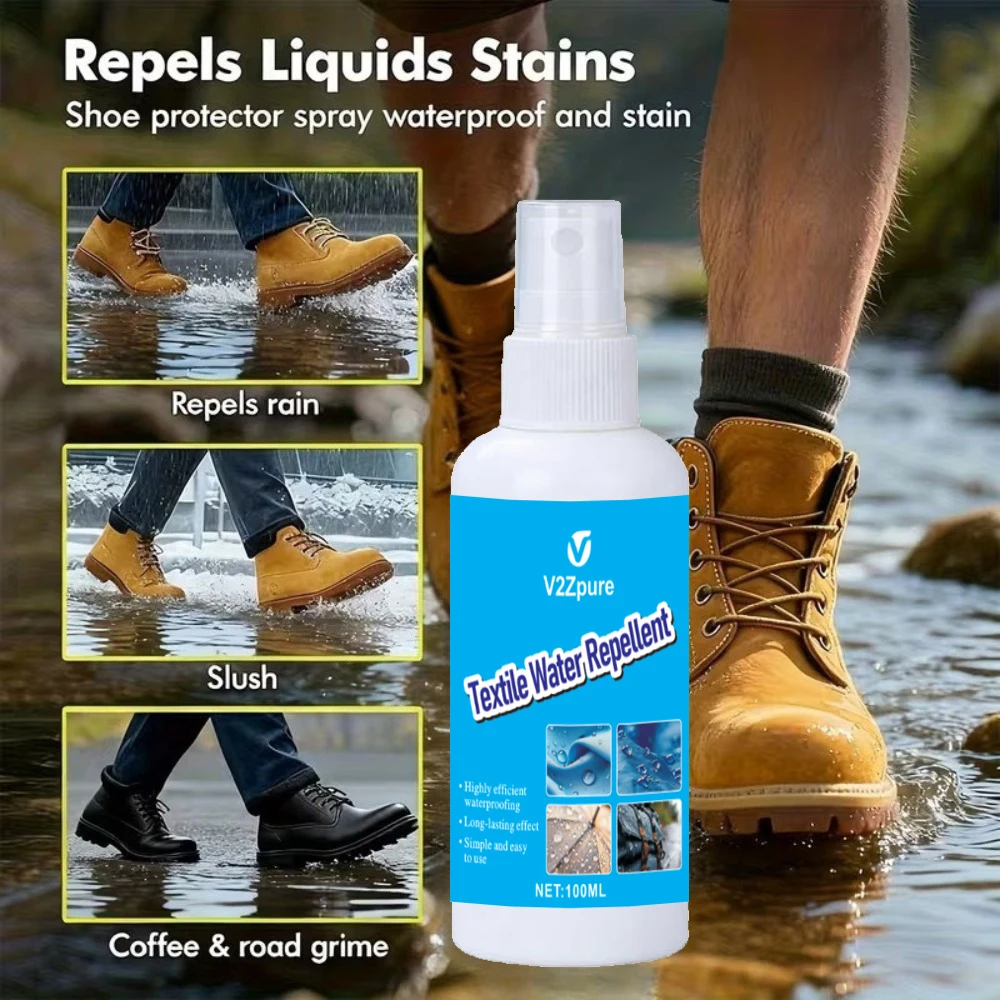 Ultimate Rainproof Nano Spray - Superior Water, Oil & Stain Shield for Fabric, Outdoor Gear, Shoes, and Apparel
