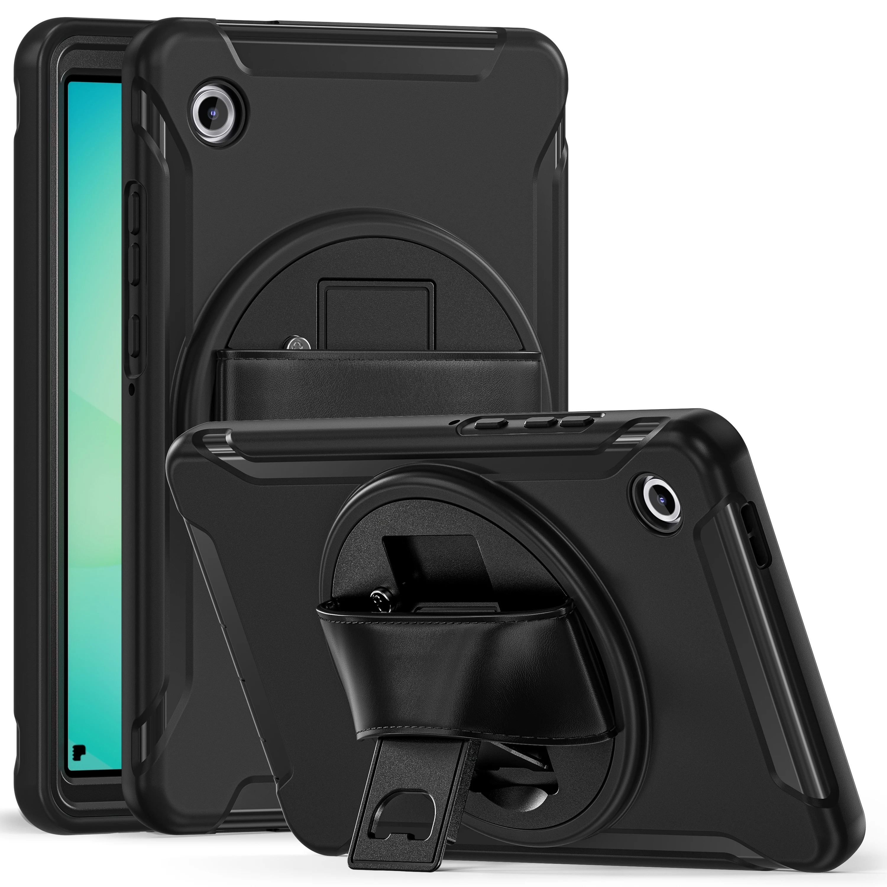 Heavy Duty 360° Rotating Stand Cover with Hand Strap