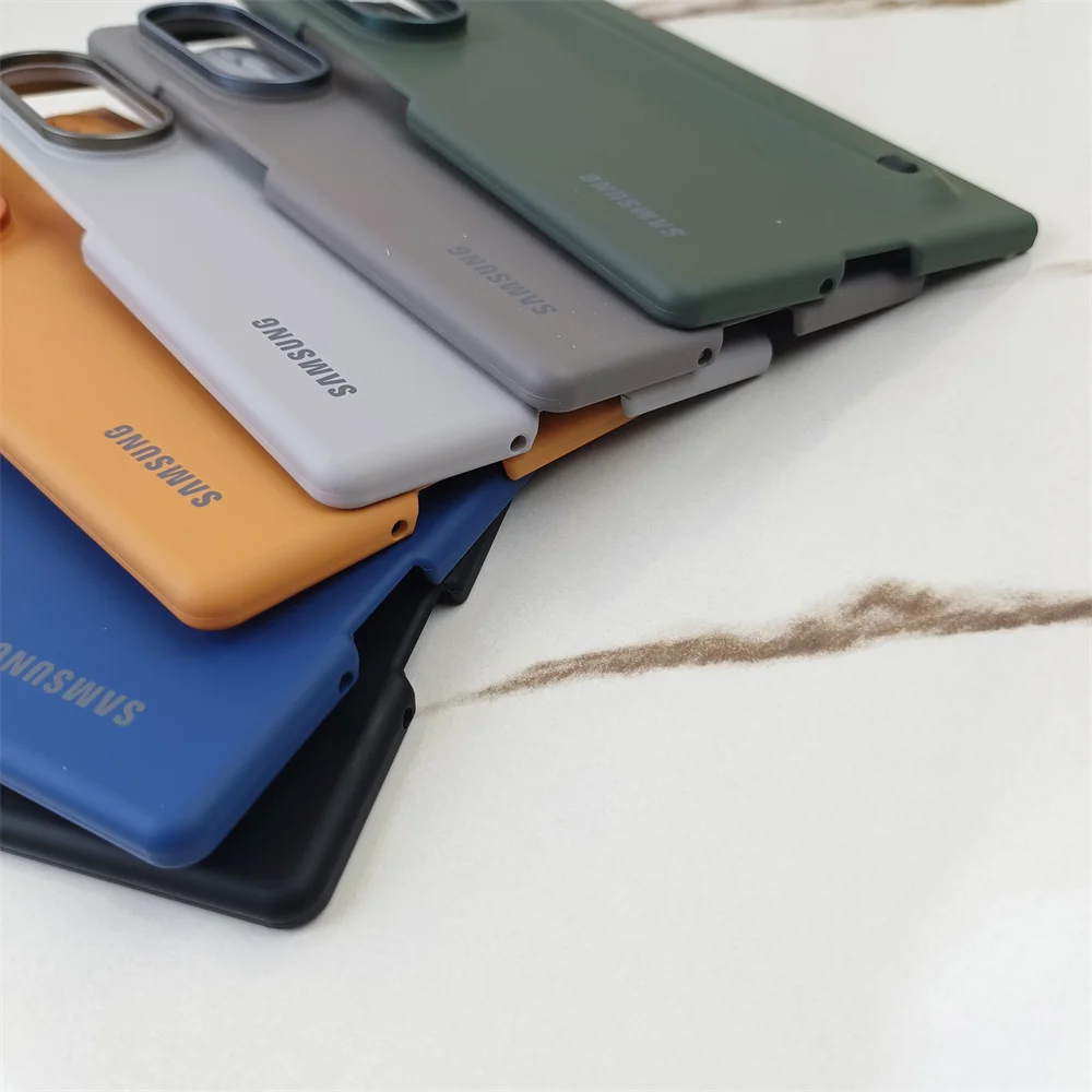 Slim Shockproof S Pen Case with Stylus for Samsung Galaxy Z Fold 7 - Hard PC Anti-fall Protective Cover with Skin Feel
