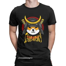 Men Women T-Shirts Shib Army Shiba Inu Coin Tees SHIB Token Doge Crypto Coin Japanese Samurai Tops T Shirts Crewneck Clothes