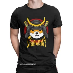 Men Women T-Shirts Shib Army Shiba Inu Coin Tees SHIB Token Doge Crypto Coin Japanese Samurai Tops T Shirts Crewneck Clothes