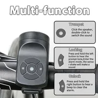 Sonnette de vélo électrique à chargement USB, étanche, avertisseur de sécurité, sonnette forte, universelle pour VTT, vélo de route, accessoires de cyclisme 4