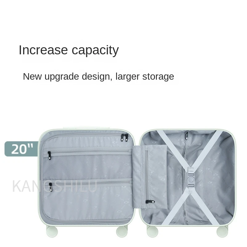 New Macaron Trolley Case 20-Inch 24-Inch Large Capacity Ultra-Light Suitcase Rolling Luggage Travel suitcase with wheels Zipper