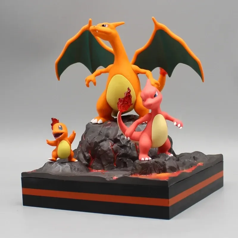 

Неограниченная иллюстрация серии Pokemon Gk, вторая пуля Чармандера, образованная фигурка огненного динозавра, модель украшения-игрушки, подарки