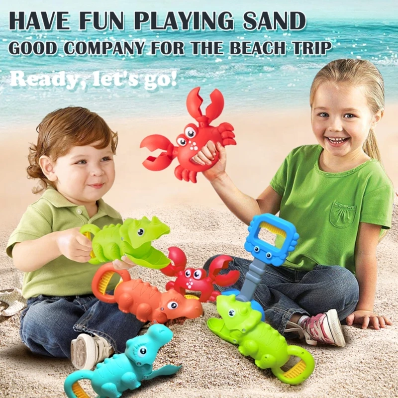 

Beach Sand Toy Grabber Baby Bath Toy Cute Dinosaur Toy Animal Shape Claw Catcher Safe & Non-toxic Water Toy for Toddlers