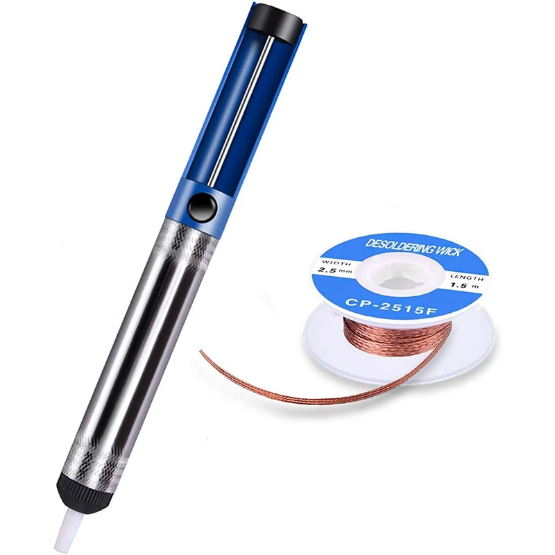 Solder Suction Wire 2.5mm Width 1.5m Length Set with Strong Suction and Return Force for Repair Soldering Efficient Circuit