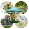Bird Feeder Automatic Foot Feeding Tool Outdoor Bird Feeder Hanging Nut Feeding Multiple Hole Dispenser Holder Food Container 6