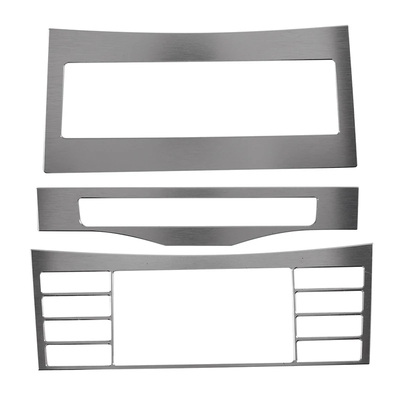 

3Pcs Car Control Panel Frame For Mercedes Benz E Class W212 E200L E260L E300L 14-2015