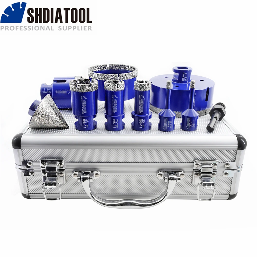 DT-DIATOOL 50mm Diamond Core Drill Bit - Triangle Shank Hole Saw For Tile, Porcelain, Granite