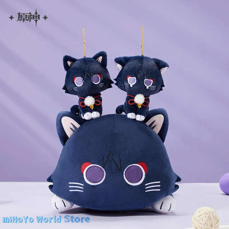 Wanderer Pillow Official Genuine Genshin Impact Wanderer Pillow Doujin Fairy Tale Cat Series Balladeer Cute Pendant cosplay prop