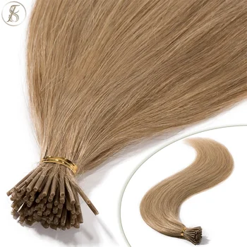 TESS 50g I Suggerimenti Estensioni dei capelli Capelli umani veri Facile da modellare Stick I Tip Estensioni dei capelli umani Pre incollate Estensioni per le donne