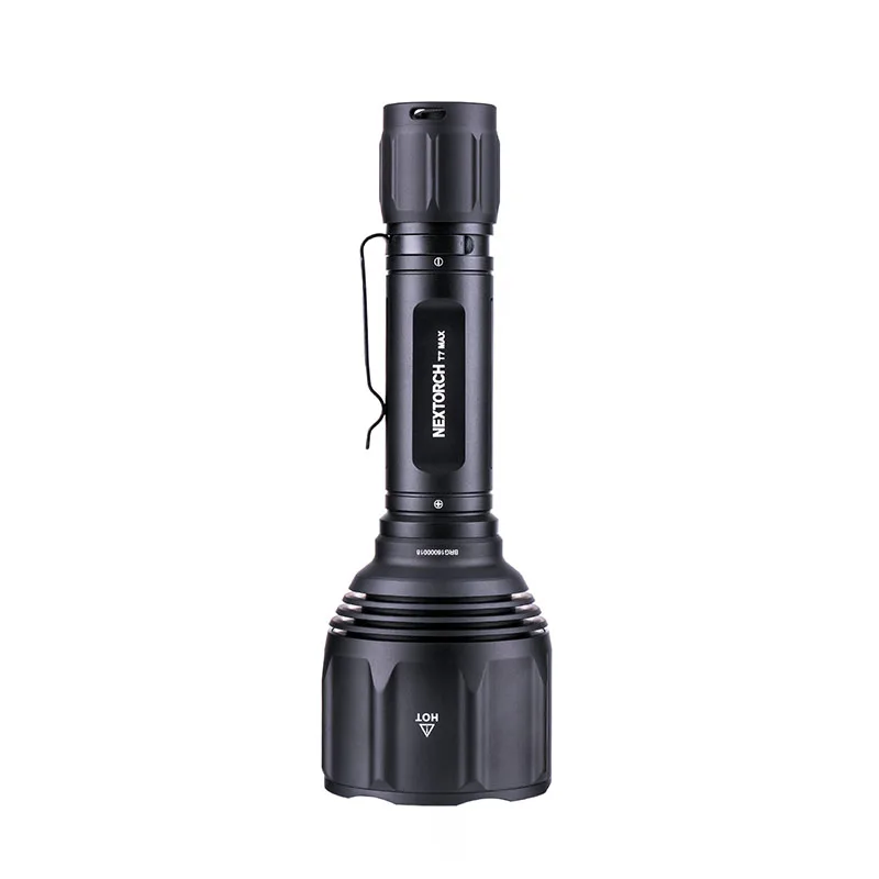 Фото Тактический фонарик дальнего действия Nextorch T7 MAX 1100 м, 1200 люмен, аккумулятор 21700, с дистанционным переключателем и креплением для прицела для охоты №5