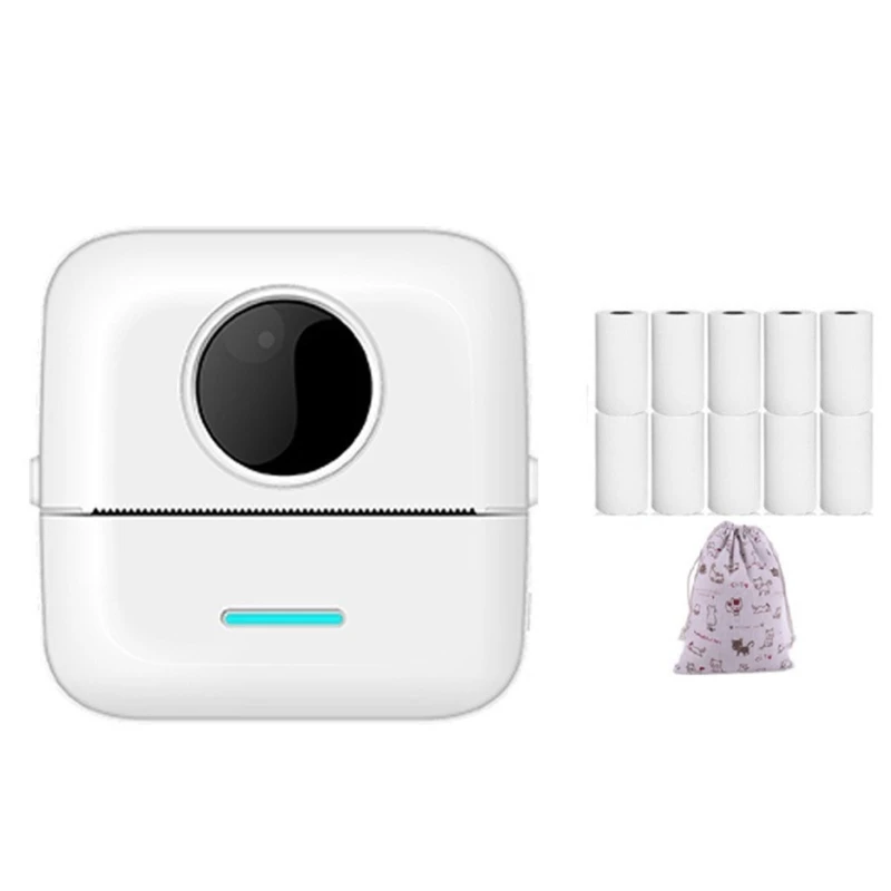 

X5 Mini Label Maker Pocket Printer Wireless Thermal Printers Bluetooth-compatible for Phone Photo Label Inkless DropShipping