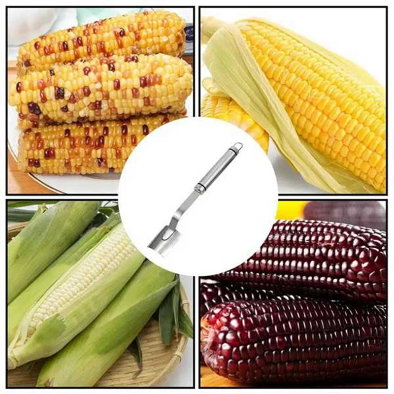 2Pcs Corn Peeler,Corn Peeler For Corn On The Cob,Corn Peeler For On The Cob Remover,Corn Cob Stripper Tool