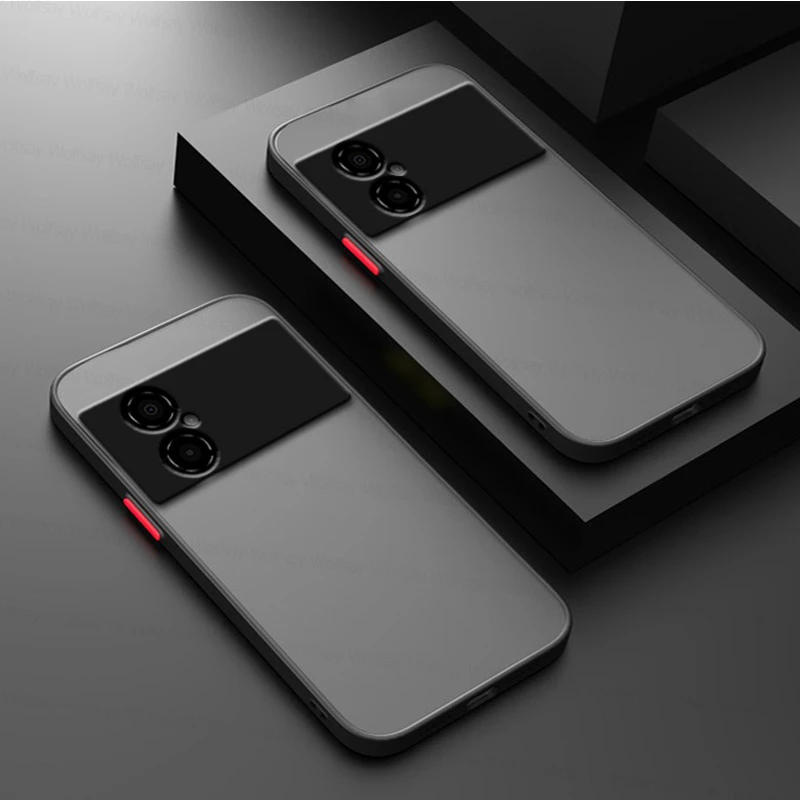 Matte PC Abdeckung Für Xiaomi Poco M4 5G Fall Xiaomi Poco M3 M4 Pro 4G 5G Abdeckung stoßfest TPU Schutzhülle Telefon Zurück Fall Po_voghion.com