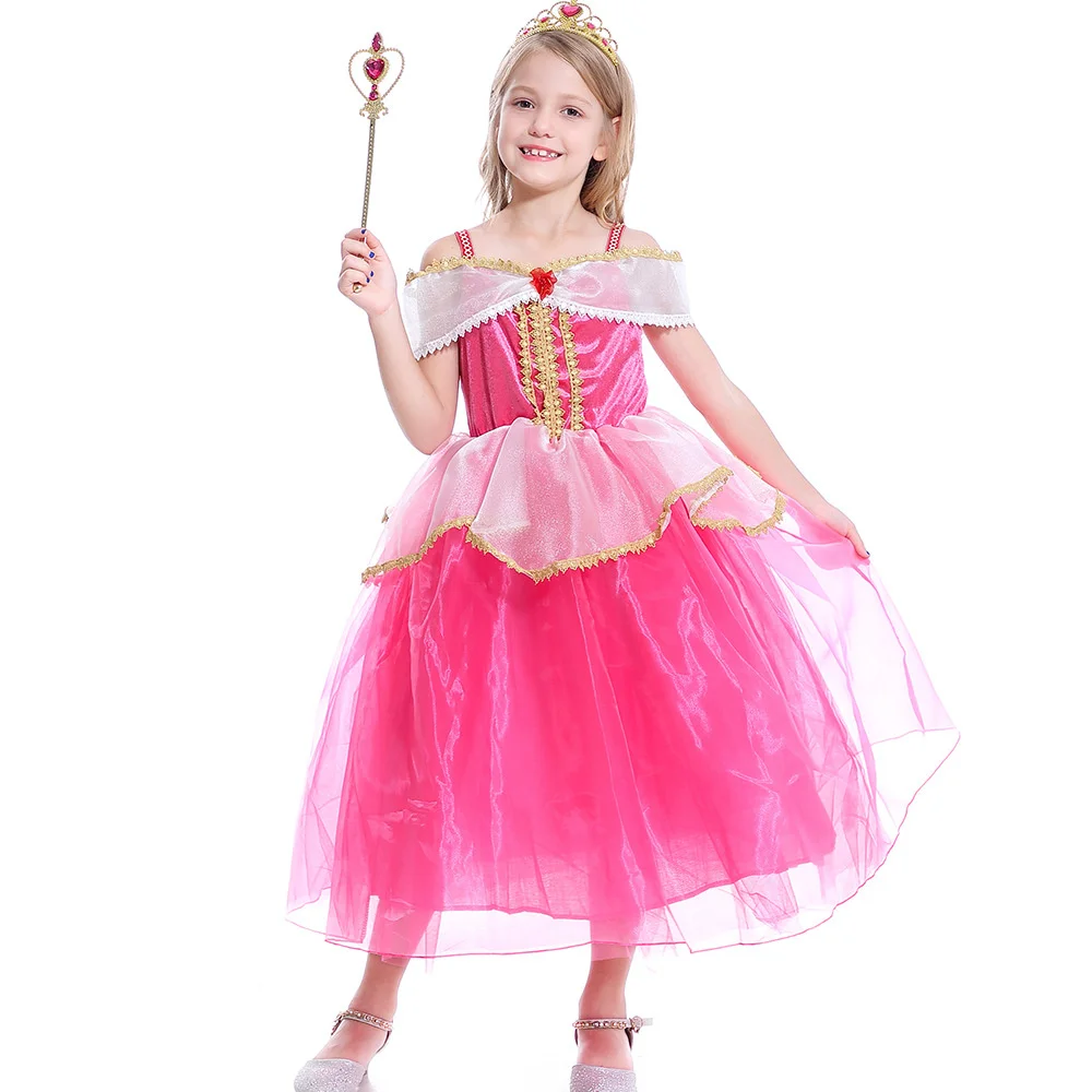 

Новинка 2022, платье для девочек, платье принцессы Ello, детское платье для Спящей красавицы, костюм для выступления, косплей на Хэллоуин