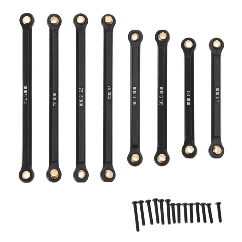 

8pcs Metal Crawler Chassis Links RC Crawler Six-Sided Pull Rods for 1/18 TRX4M