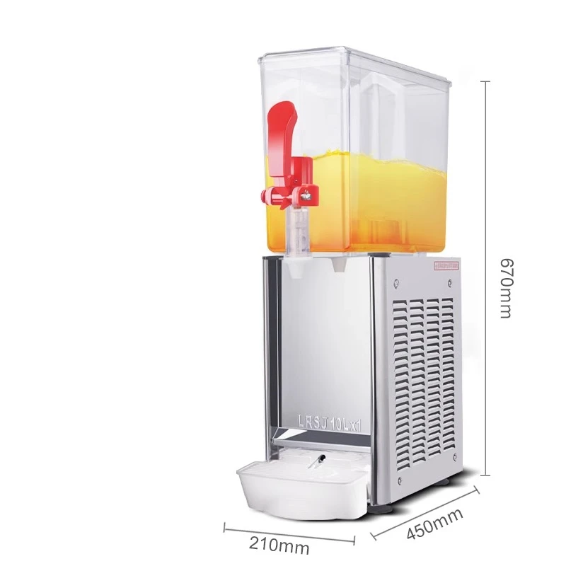 Beverage Mixing Machine Commercial et Refrigeration Hot Juice Machine Single Cylinder Mixing Spray Cold Drink