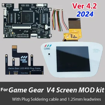 Schermo LCD OGS All-in-one V-4.2 per SEGA Game Gear GG supporto luminosità regolabile kit Mod uscita VGA