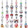 Fine 925 Silver Fit Original Bracelet Europe Cute Cartoon Doll Series Dangle Charm Beads Necklace Pendant Diy Women Jewelry Gift 1