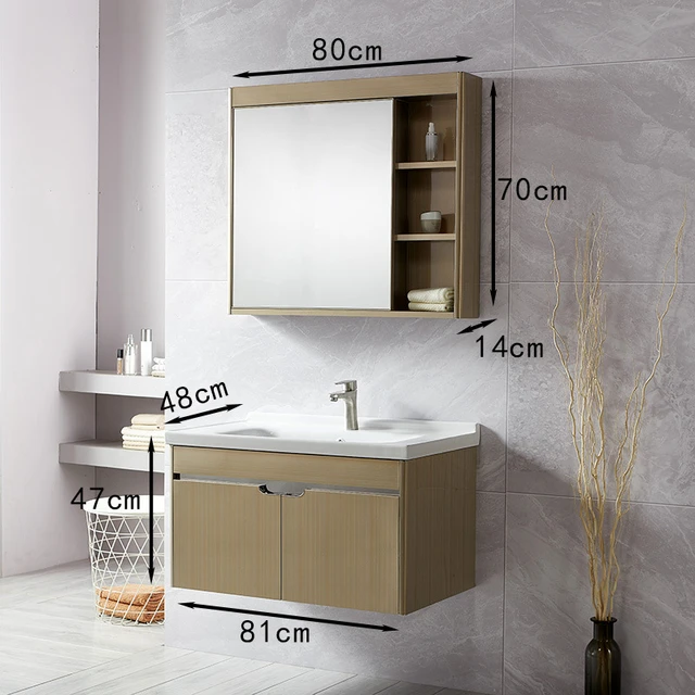 Lavabo De Acero Inoxidable 304, Armario De Baño, Balcón, Lavadora -  Tocadores De Baño - AliExpress