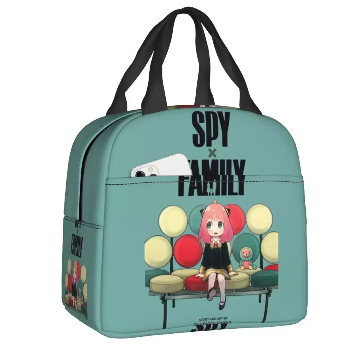 

Spy X Family Thermal Insulated Lunch Bags Women Anime Manga TV Movie Portable Lunch Container Camping Travel Storage Food Box
