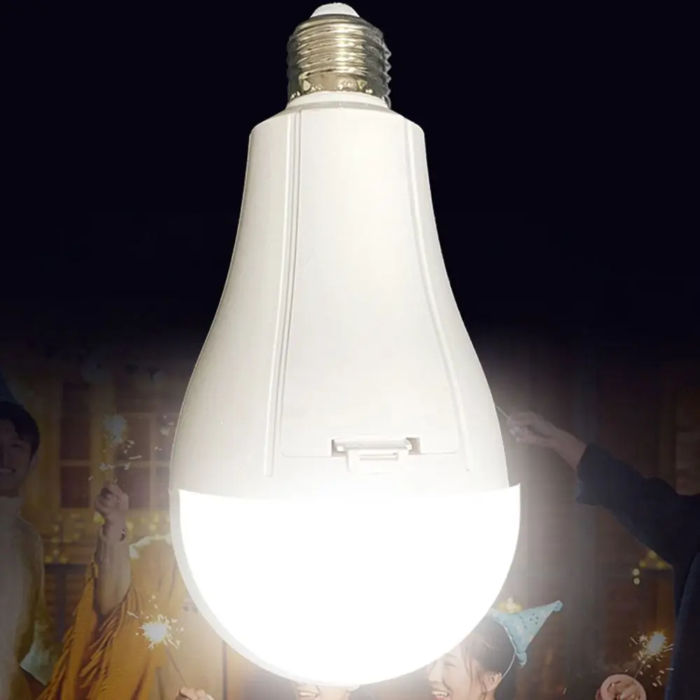 LED 전구 새로운 깜박임 없는 LED 전구 조명 휴대용 20W LED 전구 안뜰 야외 전구 정전 비상용