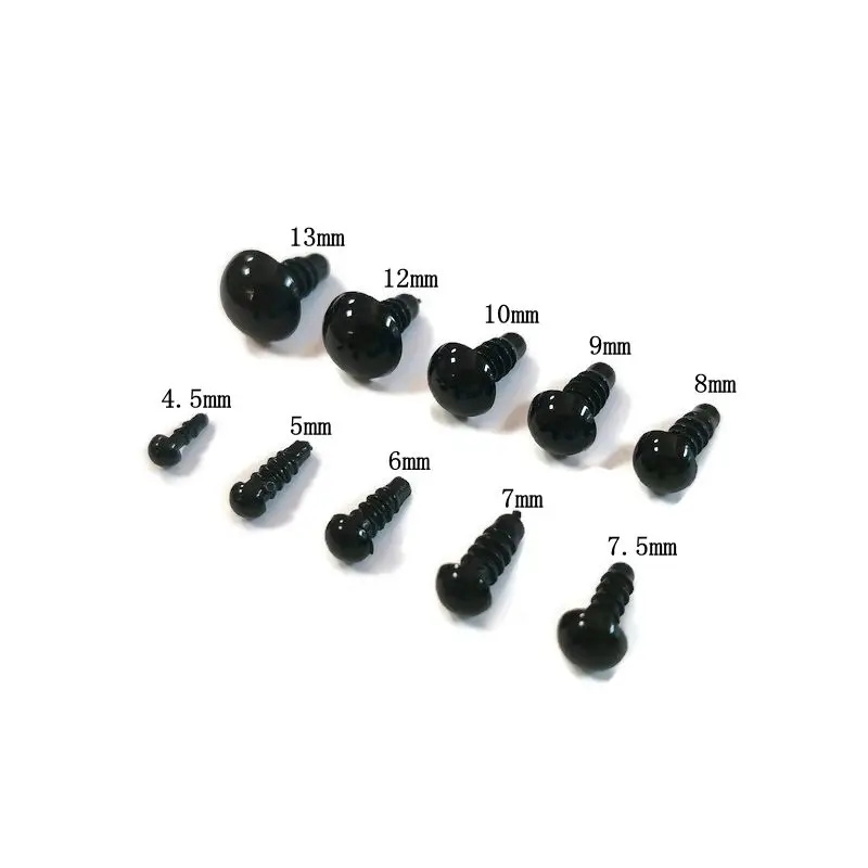 4.5mm-24mm Safety Eyes 50pairs/Lot Fit For Teddy Bear And Other Stuffed Animal Dolls doll accessories,plush doll accessories,doll eyes
