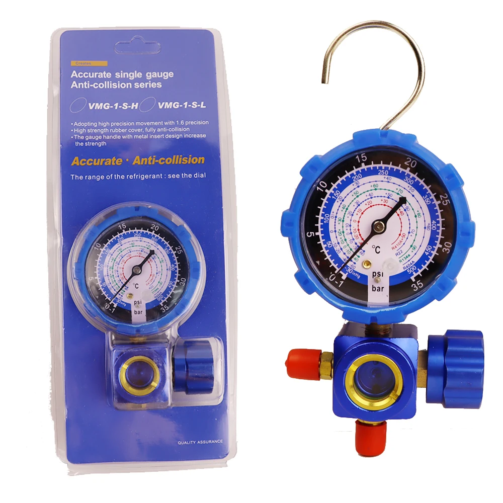 Refrigerant Gas R134a Pressure Gauge Refrigerant Pressure Gauge R410a Ac Air Aliexpress