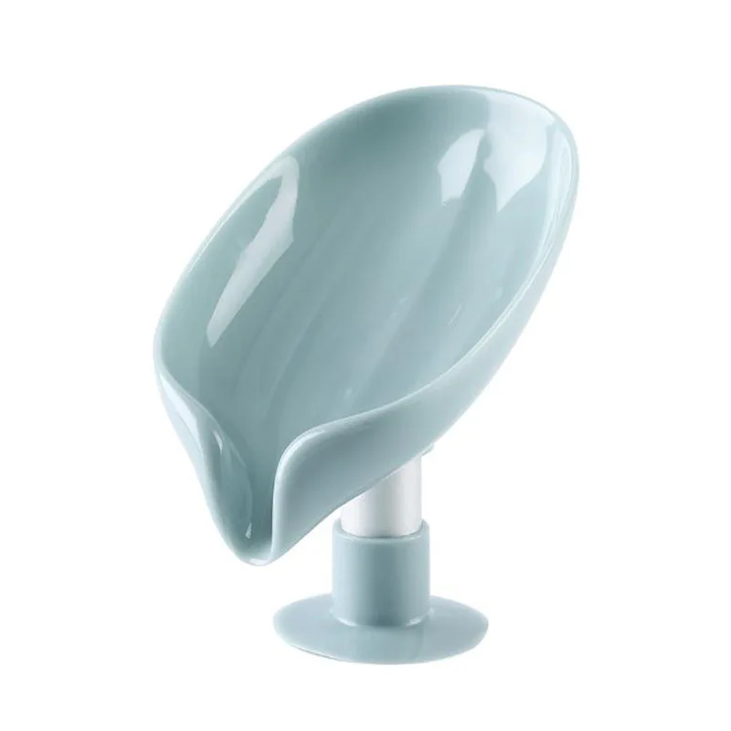 

Soap Dish Leaf Soap Box Drain Soap Holder Bathroom Shower Soap Holder Dish Storage Plate Tray Bathroom Supplies Soap Container