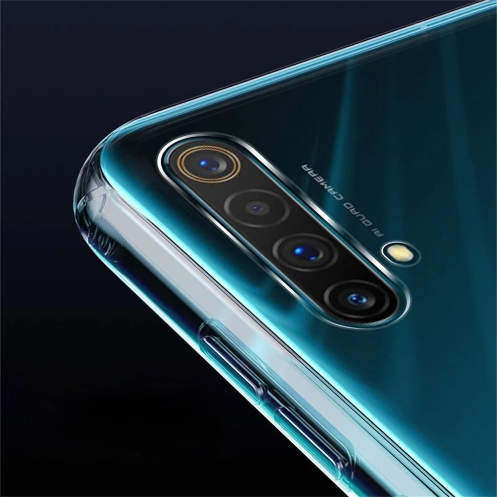 Enhanced Crystal Clear Soft TPU Phone Case with Camera Protection - Transparent Back Cover
