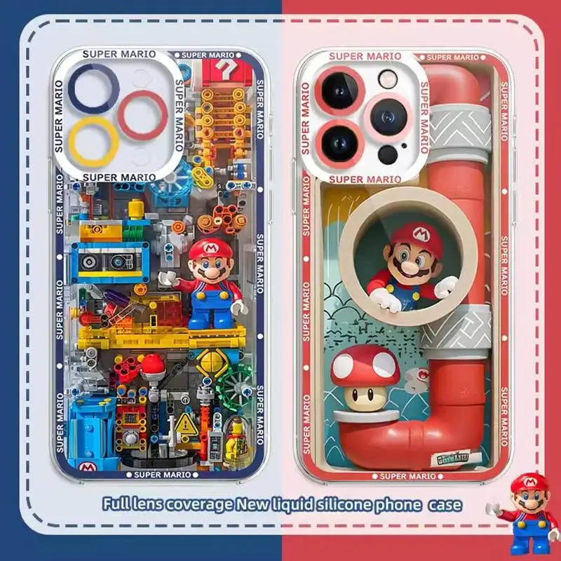 スーパーマリオブラザーズ ゲームケース iPhone 15 Pro Max 16