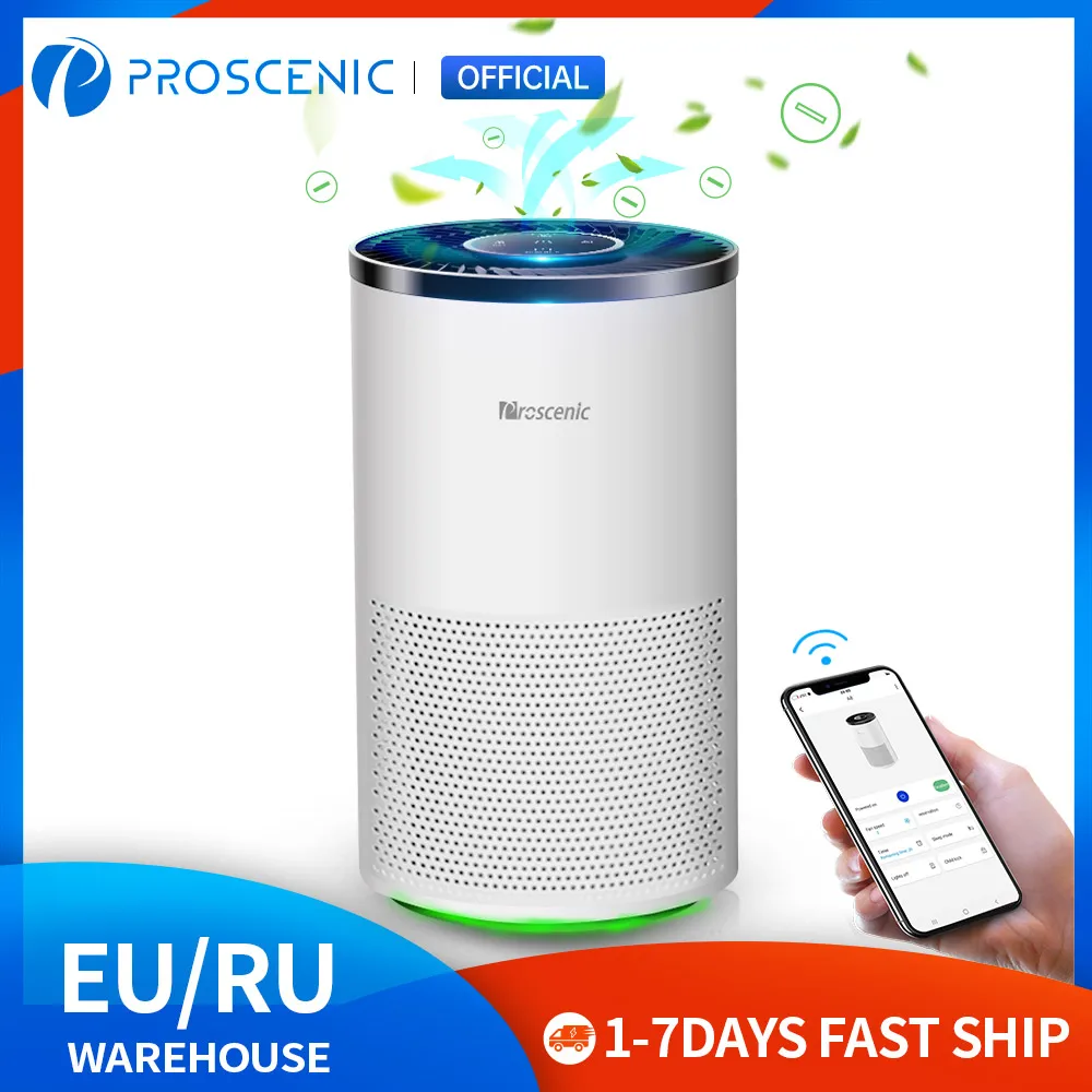 Proscenic A8 Air Purifier Sterilizer Addition Formaldehyde Wash