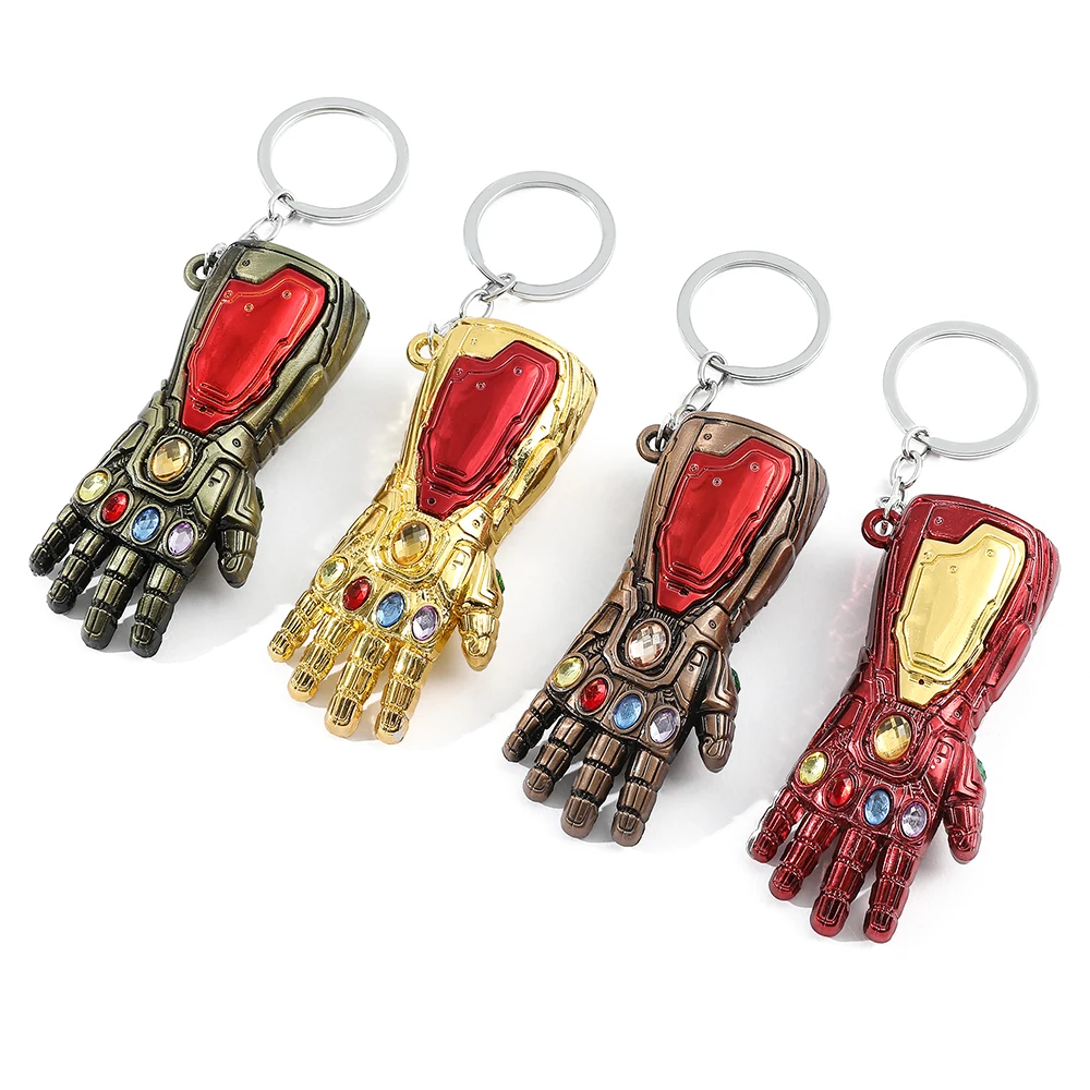 Marvel Thanos Infinity Gauntlet Portachiavi Creatività The Avengers Infinity Gauntlet Model Portachiavi Con Ciondolo Per Accessori Per Borse