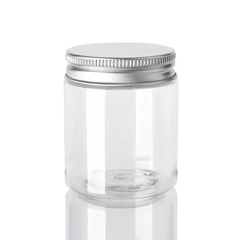 20Pcs 30/50/60/80/120/150ml Storage Jars With Lids Aluminum Round Canister Empty Plastic Cosmetic Jars Food Travel Bottle Pot 2