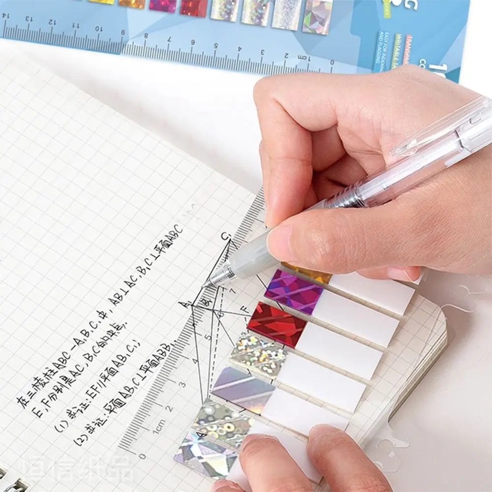 

Keypoints Marker Index Stickers Multifunctional Reading Labels Bookmark Sticky Notes Laser Bling Index Tabs Student